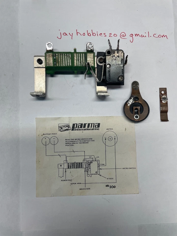 Kit de interruptor inverso Parma asociado RC10 11531 raro Foto 1 de 1