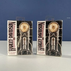 Carte da gioco moto Harley-Davidson DUE confezioni mai aperte - Foto 1 di 2