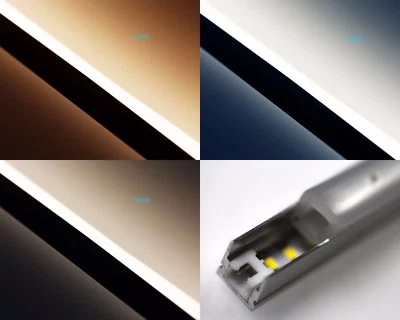 LED Leiste, LED Strip, LED Lichtkette, Alu Neon Diffus CRI 90 140xleds 24V - Bild 1 von 4