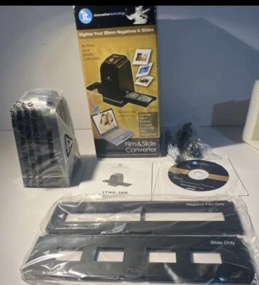 IT 35MM FILM and SLIDE CONVERTER ITNS-300 IT Slide To Digital.  New. *Read* - Image 1 of 4
