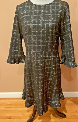 NUEVO VESTIDO NANETTE LEPORE NEGRO METALIZADO TALLA 8 Foto 1 de 4