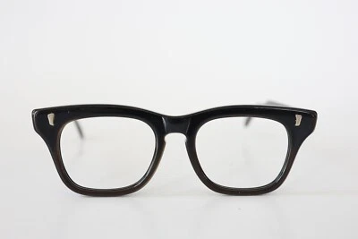 Marine optical eyeglass 1960s Vintage NOS new old stock metallic brown 47-17 - Image 1 of 4