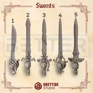 Swords - Crimson Lords conversion parts for sci-fi wargames, 2nd born marine - Picture 1 of 3