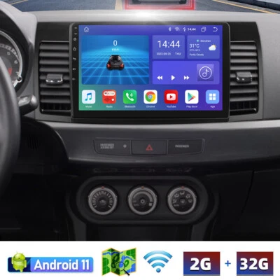 For 2007-2012 Mitsubishi Lancer Android 11 Car Stereo Radio GPS WiFi 2+32G BT - Image 1 of 4