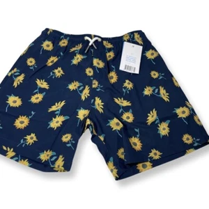 Kids Boys Swim trunks Size 12 Sunflower Navy Blue - Picture 1 of 2