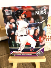 2023 TOPPS NOW PURPLE PARALLEL X'D 14/24 NLDS TRAVIS D'ARNAUD ATLANTA BRAVES