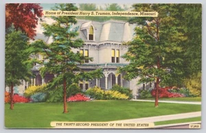 Home of President Harry S. Truman Independence Missouri MO Postcard - Picture 1 of 2