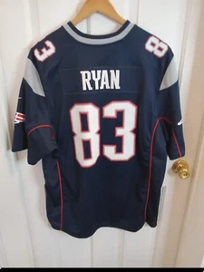 Herren Nike New England Patriots Marine Custom RYAN Spiel Trikot Größe XLarge - Bild 1 von 17