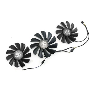 Replacement For XFX RX5700XT 5600XT THICC III Ultra Graphics Card Cooling Fans - Picture 1 of 9