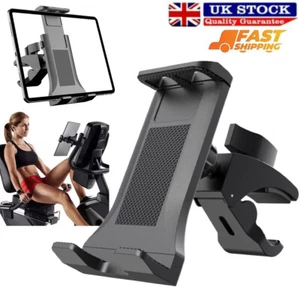 Tablet Phone Holder Gym Treadmill Exercise Bike Pushchair Mount For iPhone iPad - Picture 1 of 15