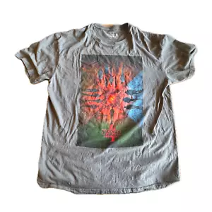 Stranger Things Season 4 Grey Crew Neck T Shirt Mens XL - Picture 1 of 3