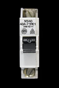 WYLEX 40 AMP TYP 1 M6 MCB SCHUTZSCHALTER NB40 STOTZ - Bild 1 von 6