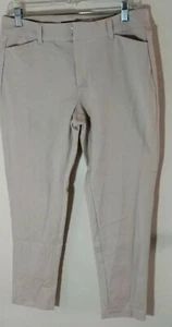 Simply Styled Women's/Misses Beige Skinny Stretch Pants Size 8. Tapered leg. - Picture 1 of 10