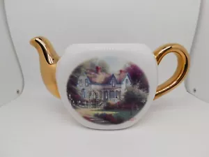 Tetera/tetera de té Thomas Kinkade ""Home is Where the Heart Is II - Imagen 1 de 6