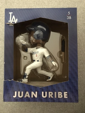 🔥JUAN URIBE Los Angeles Dodgers 2015 Bobblehead SGA Free Shipping Baseball🔥 Cover