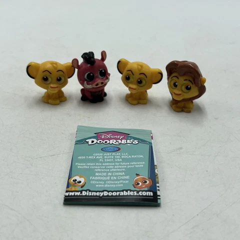 Disney Doorables - Series 4 - Lion King Characters - Lot of 4 Cover