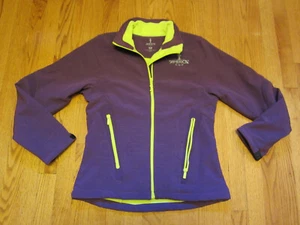AMERICAS CUP Womens PUMA Soft Shell JACKET Medium Purple Fleece Lined Sailing MD - Picture 1 of 12