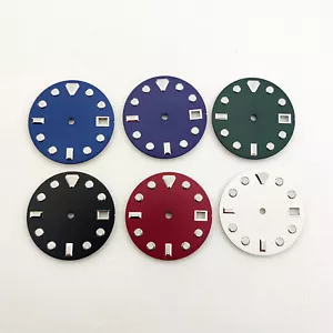 Kits de reloj modificados con esfera luminosa verde verde de 28,5 mm para movimiento NH35/36/4R36 - Imagen 1 de 15