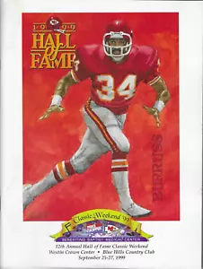 Program Kansas City Chief's Hall of Fame Weekend Benefit Lloyd Burruss 1999 - Picture 1 of 2
