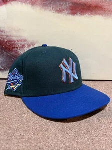 New Era 59FIFTY New York Yankees Enchanted Forest Green Fitted Hat Cap 7 3/8 - Picture 1 of 7