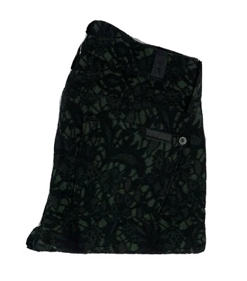 7 For All Mankind Green Black Lace Pant Lightweight Size Mens 26X29 Mint - Image 1 of 4