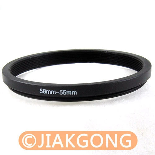 58mm-55mm 58-55 58 to 55 Step Down Ring Filter Adapter - Image 1 of 1