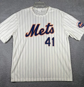 Tom Seaver #41 New York Mets Throwback SGA Jersey Size Large XL - Picture 1 of 9