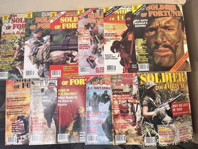 SOLDIER of FORTUNE Magazine 1993 12 Issues Full Year Waco Balkans Bosnia EUC - Image 1 of 4
