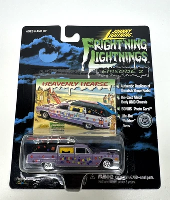 Johnny Lightning Frightning Lightnings Heavenly Hearse 1/64 (Package Damage) - Image 1 of 4