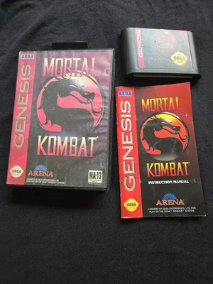 Mortal Kombat CIB (Sega Genesis, 1993) - Image 1 of 4