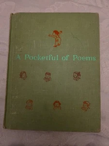 A Pocketful Of Poems 1957 1st ED, Marie Louise Allen, Sheila Greenwald RARE - Picture 1 of 13