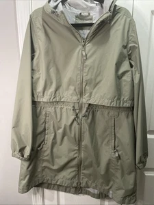 L.L Bean Trench Rain Coat Size XL Petite - Picture 1 of 12
