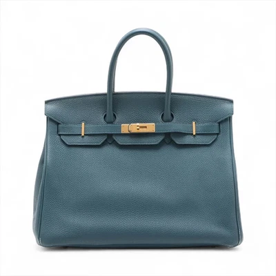 Hermès Birkin 35 Le Tournay Togo Colvert accesorios de metal dorado T:2015 Foto 1 de 4