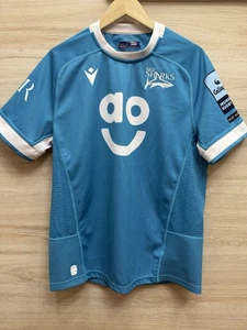 Macron Sale Sharks 2023/2024 Away Rugby Trikot Shirt Herren Größe L - Bild 1 von 11