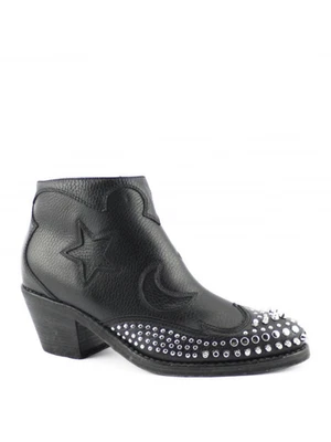 ALEXANDER MCQUEEN Star and moon studded booties size 37 - Image 1 of 4