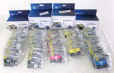 49 Ezink Ink Cartridges New LC103 XL Brand New - Factory Sealed - Image 1 of 4