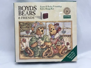 Boyds Bears Friends Emma Bailey Friendship Rubber Stamp Kit NEW - Picture 1 of 6