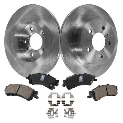 Rear Brake Disc and Pad Kit For Cadillac DTS 2006 2007 2008 2009 2010 2011 - Image 1 of 4
