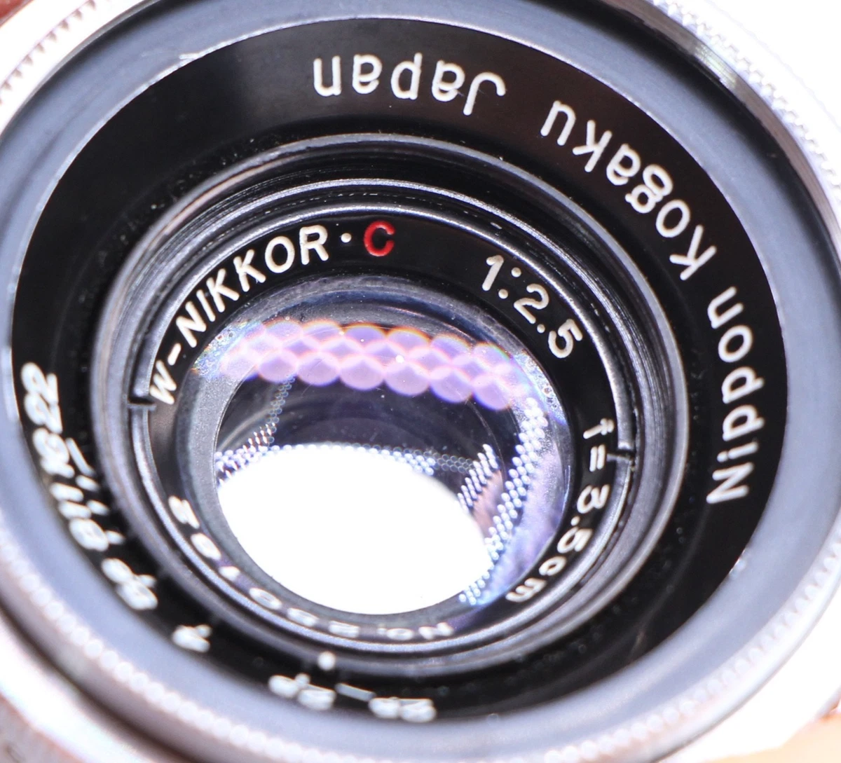 ☆ジャンク【NIKON】S2 + W-NIKKOR・C 35mm F2.5 Nikon S2 Black Dial Rangefinder Nippon Kogaku Camera Kit w/ 35mm
