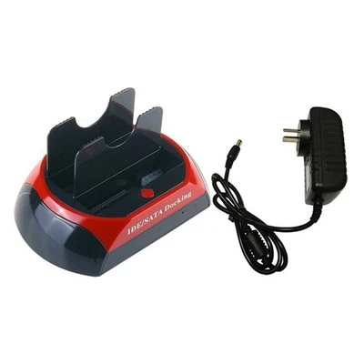 Dual Slot Hard Drive Docking Station for 2.5&3.5 Inch /IDE HDD SSD USB6101 - Image 1 of 4