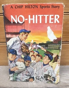 No-Hitter A Chip Hilton Sports Story by Clair Bee HC DJ 1959 Edition  - Picture 1 of 19