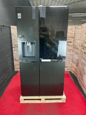 LG GSXV91MCAE Side-by-Side InstaView Door-in-Door WiFi NoFrost Ice-Maker schwarz - Bild 1 von 4