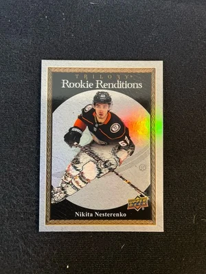 2023-24 TRILOGY ROOKIE RENDITIONS # RR-26 Nikita Nesterenko Anaheim Ducks - Image 1 of 2
