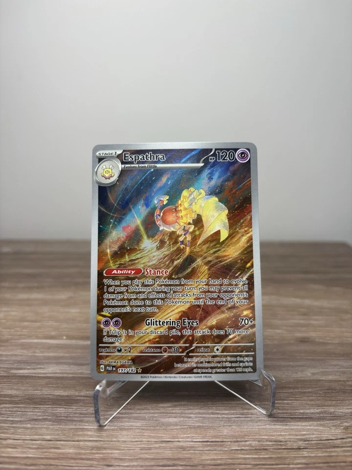 Pokémon Espathra 197/182 Sv04: Paradox Rift Holo NM - Image 1 of 3