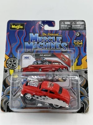 Maisto Muscle Machines 2013 Toy Fair 1949 49 Mercury Shoe Box Lead Sled Red 1:64 - Image 1 of 3