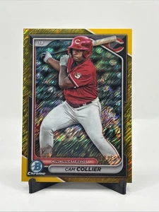 2024 Bowman - Chrome Prospects Gold Refractor #BCP-13 Cam Collier /50 (RC) - Bild 1 von 2