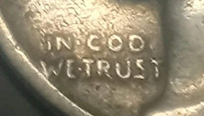 1944 W Mercury Winged Dime,In Cod We Trust,Silver Mint Error Coin,Free Shipping. - Image 1 of 3