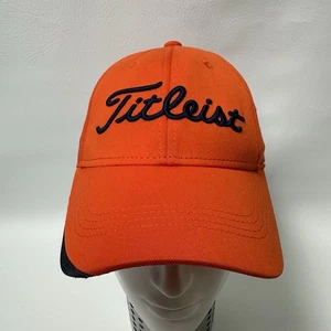 Titleist Golf Hat Flex Fit Fitted Size S/M Cap Orange - Picture 1 of 10