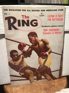The RING SONNY LISTON vs FLOYD PATTERSON April 1962 Magazine NO Label BOXING - Bild 1 von 1