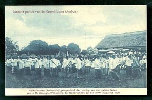 Menarie Negorij Liang Dance Ambon Moluccas Maluku Indonesia 1908 - Picture 1 of 1